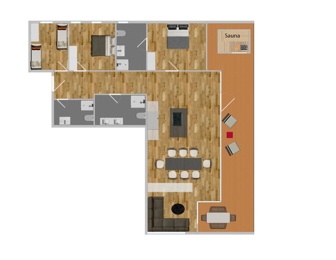 Luxus Penthouse Zentral By A-Appartments Brand  Exteriör bild
